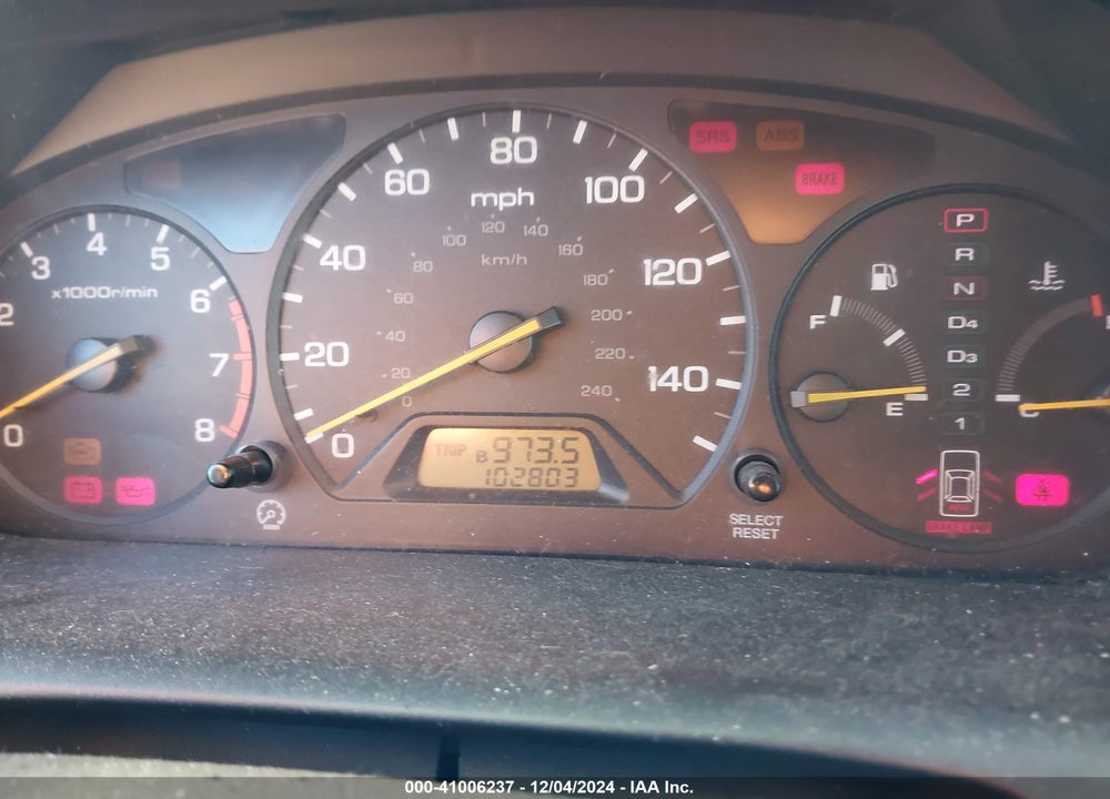 2001 HONDA ACCORD 3.0 EX VIN: 1HGCG16521A059811