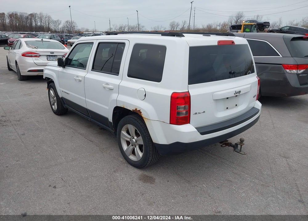 2012 JEEP PATRIOT LATITUDE VIN: 1C4NJRFB9CD672572