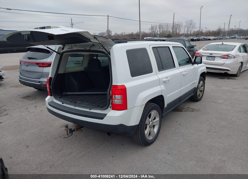 2012 JEEP PATRIOT LATITUDE VIN: 1C4NJRFB9CD672572