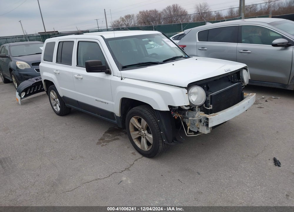 2012 JEEP PATRIOT LATITUDE VIN: 1C4NJRFB9CD672572
