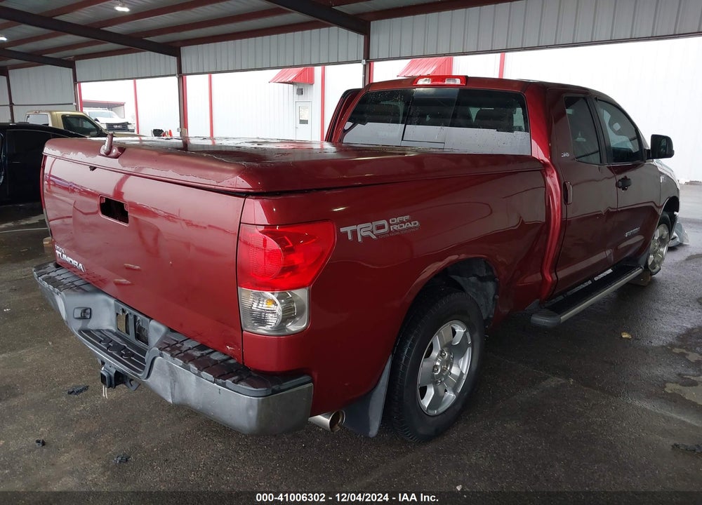 2008 TOYOTA TUNDRA SR5 5.7L V8 VIN: 5TFRV54108X065779