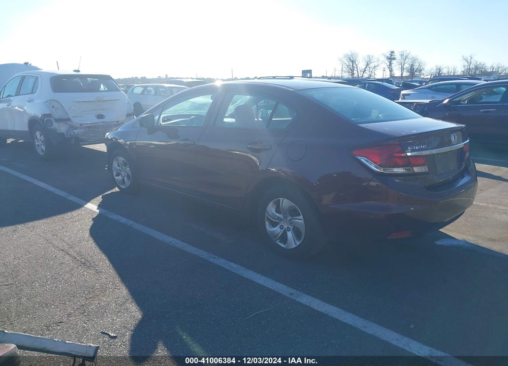 2014 HONDA CIVIC LX VIN: 19XFB2F55EE219053