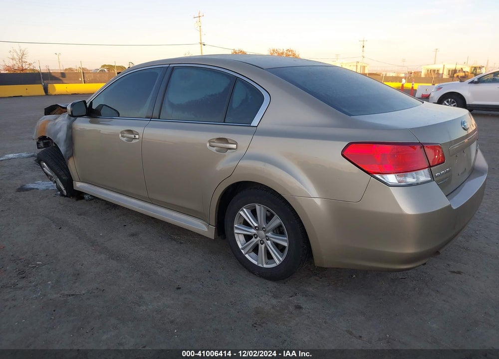 2010 SUBARU LEGACY 2.5I PREMIUM VIN: 4S3BMCC61A3227695