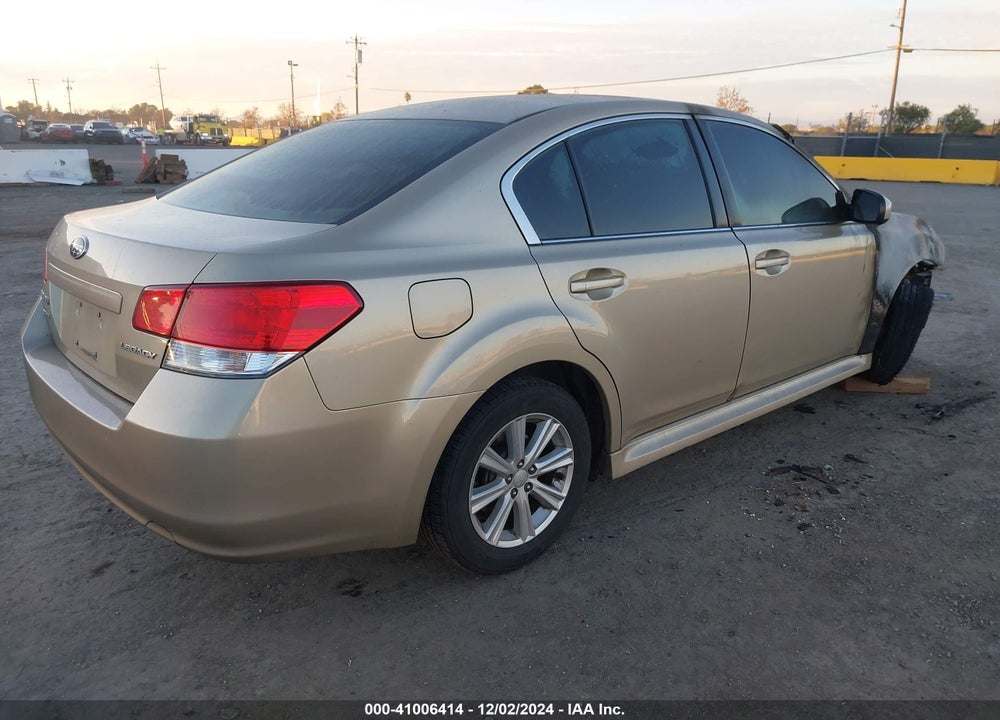 2010 SUBARU LEGACY 2.5I PREMIUM VIN: 4S3BMCC61A3227695