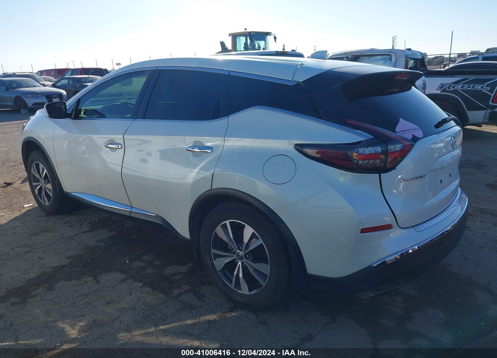 2021 NISSAN MURANO S INTELLIGENT AWD VIN: 5N1AZ2AS0MC135856