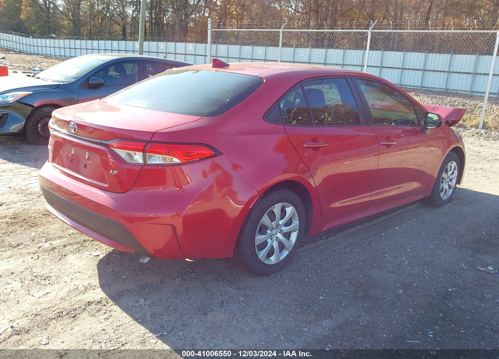 2020 TOYOTA COROLLA LE VIN: JTDEPRAE2LJ078407