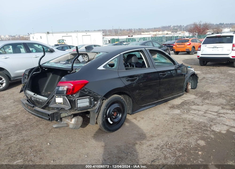 2022 HONDA CIVIC VIN: 2HGFE1F90NH324772