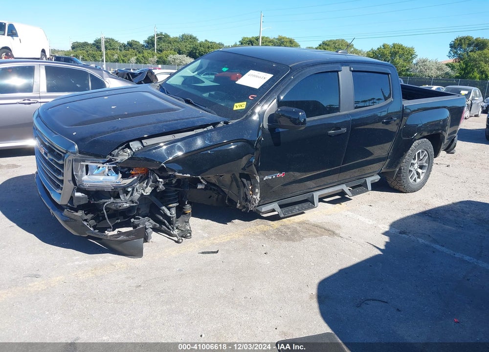 2021 GMC CANYON 4WD SHORT BOX AT4 - LEATHER VIN: 1GTG6FEN7M1265776