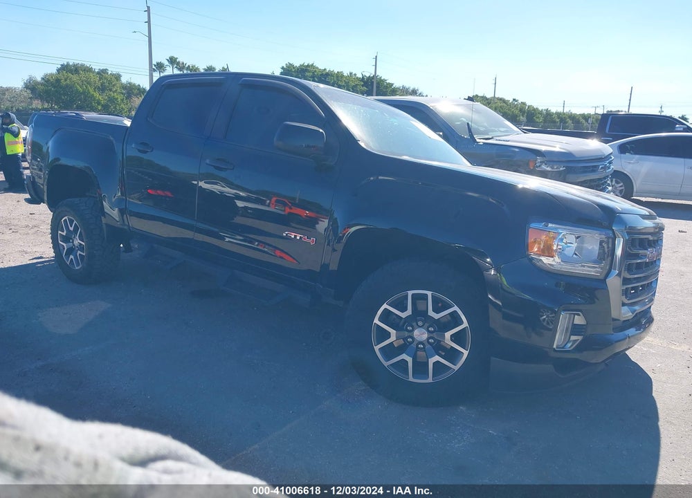 2021 GMC CANYON 4WD SHORT BOX AT4 - LEATHER VIN: 1GTG6FEN7M1265776