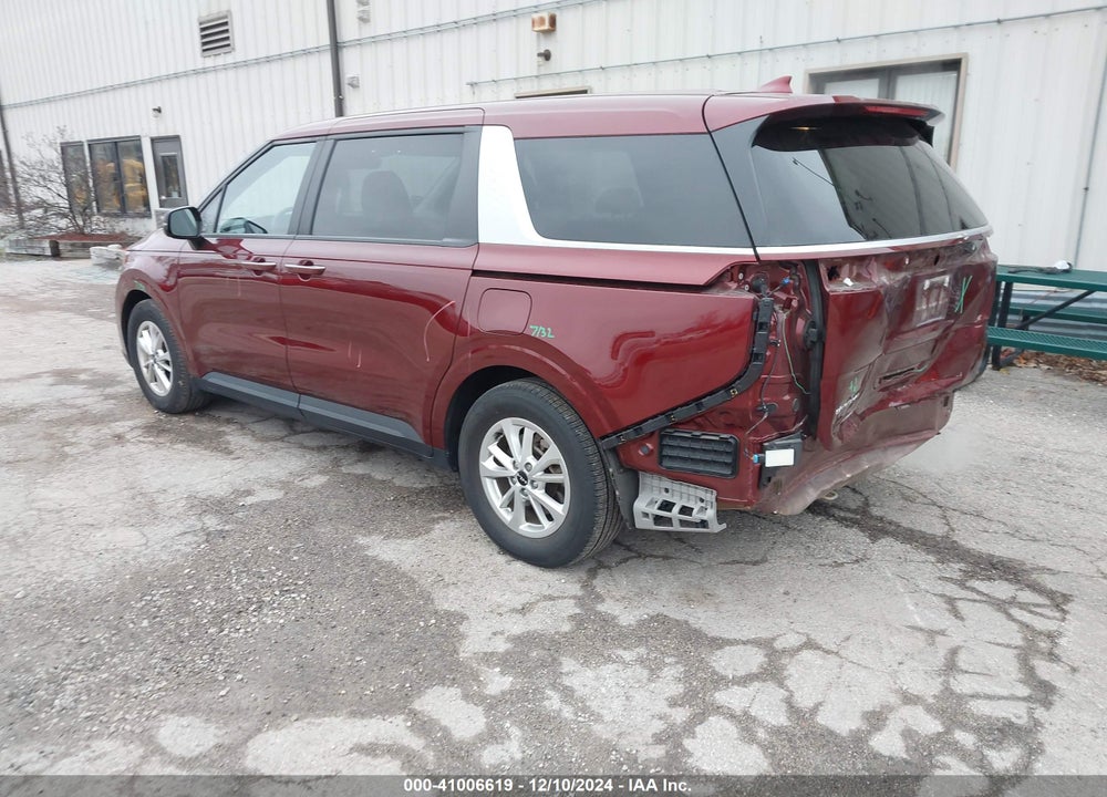 2023 KIA CARNIVAL MPV LX SEAT PACKAGE VIN: KNDNB4H3XP6222221