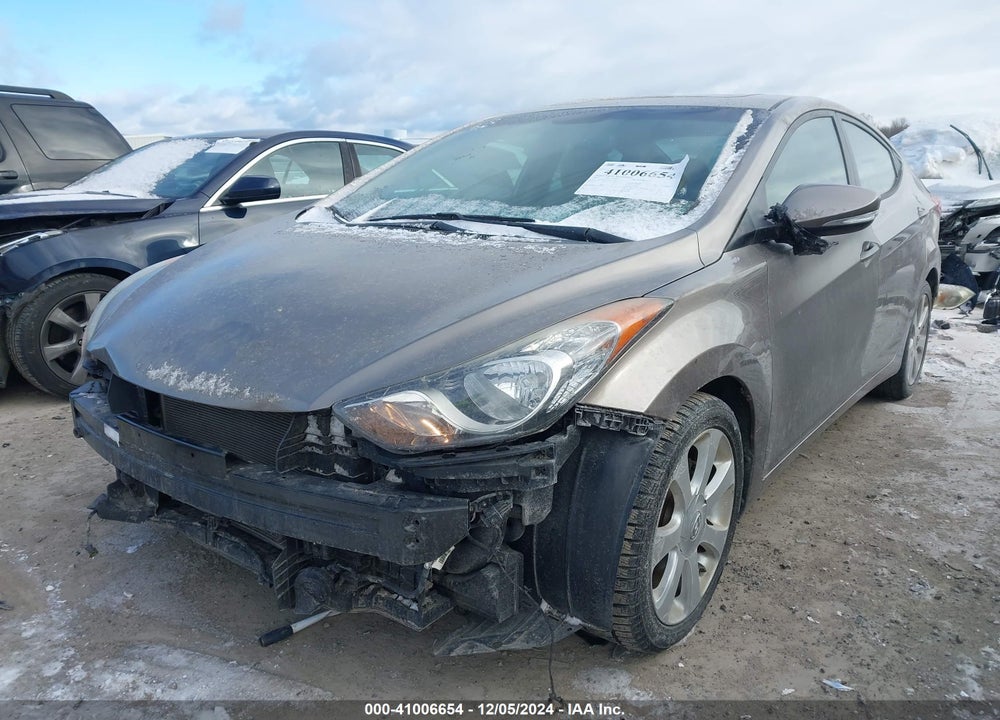 2012 HYUNDAI ELANTRA LIMITED VIN: 5NPDH4AE6CH105998