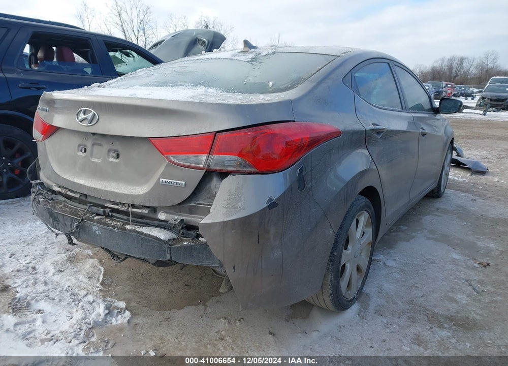 2012 HYUNDAI ELANTRA LIMITED VIN: 5NPDH4AE6CH105998