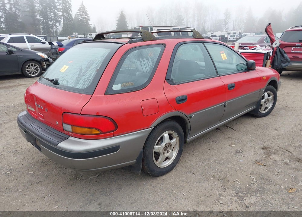 1996 SUBARU IMPREZA OUTBACK VIN: JF1GF4856TG817513
