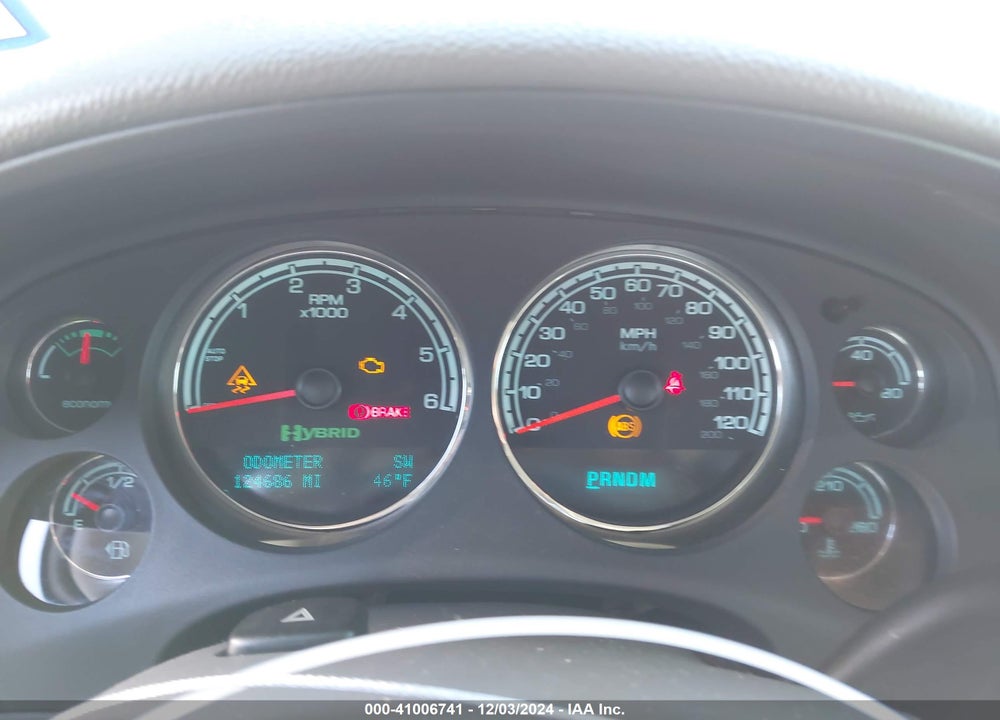 2009 CHEVROLET TAHOE HYBRID VIN: 1GNFC13569R108296