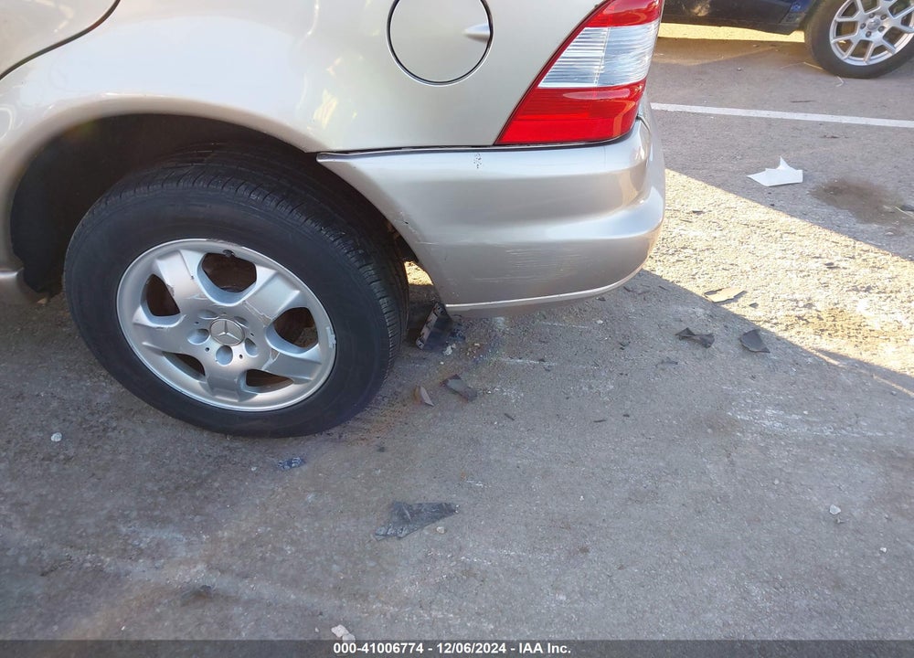 2002 MERCEDES-BENZ ML 320 VIN: 4JGAB54E72A299240