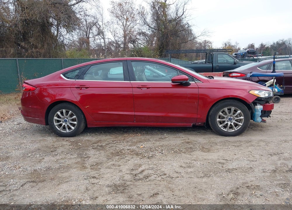 2017 FORD FUSION S VIN: 3FA6P0G76HR403409