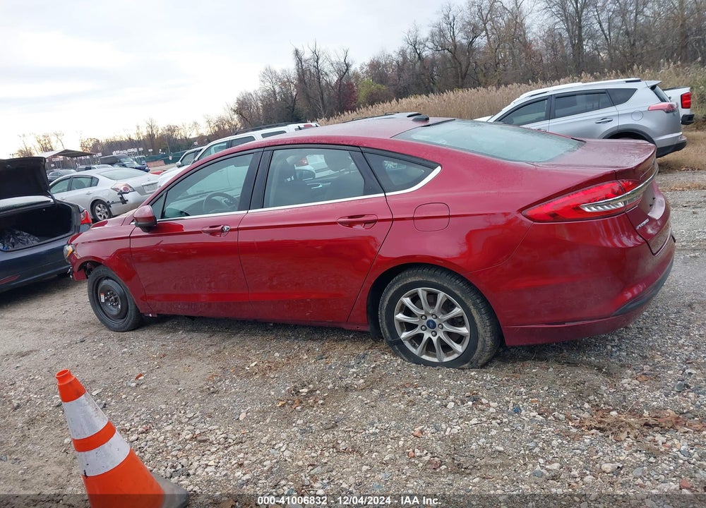 2017 FORD FUSION S VIN: 3FA6P0G76HR403409