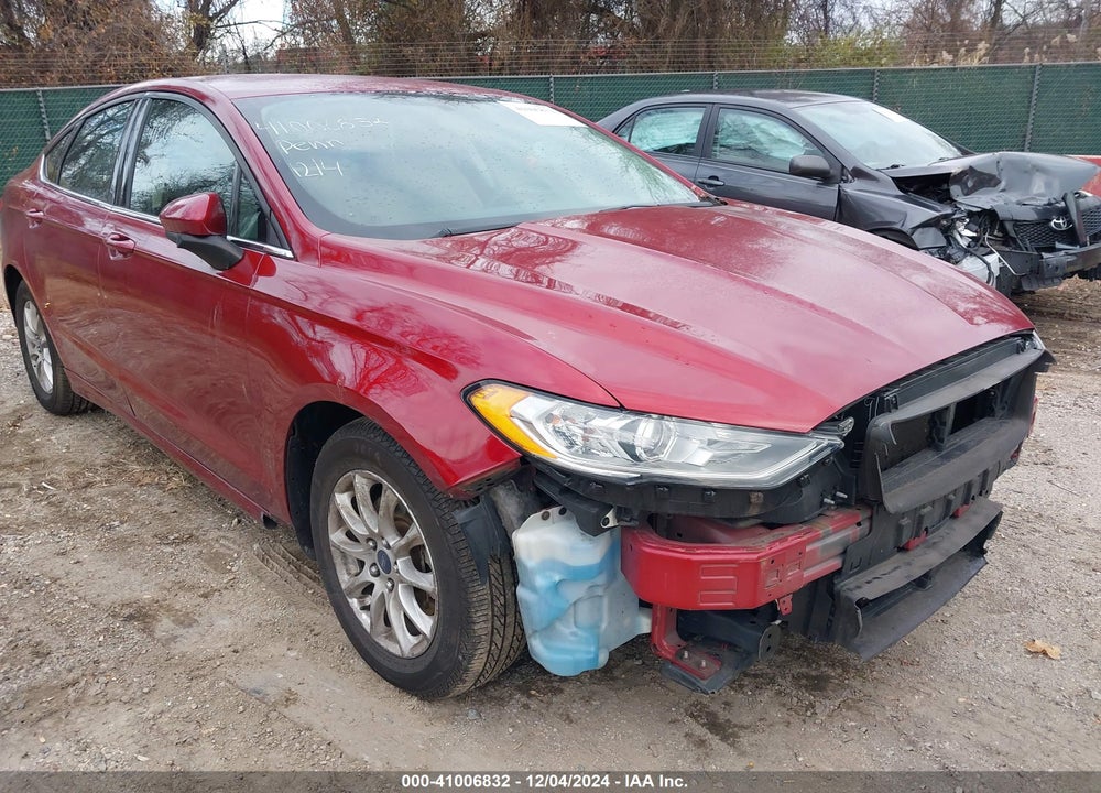2017 FORD FUSION S VIN: 3FA6P0G76HR403409