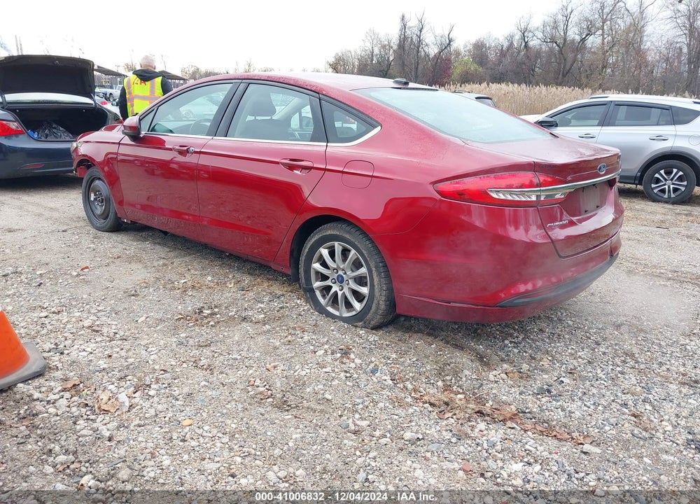 2017 FORD FUSION S VIN: 3FA6P0G76HR403409
