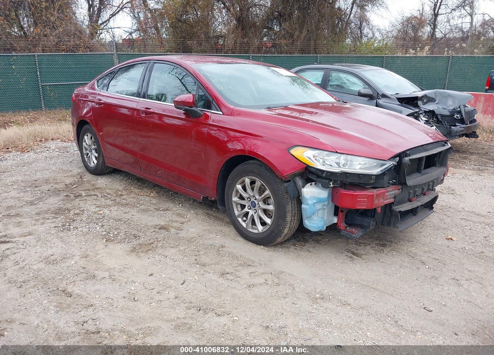 2017 FORD FUSION S VIN: 3FA6P0G76HR403409