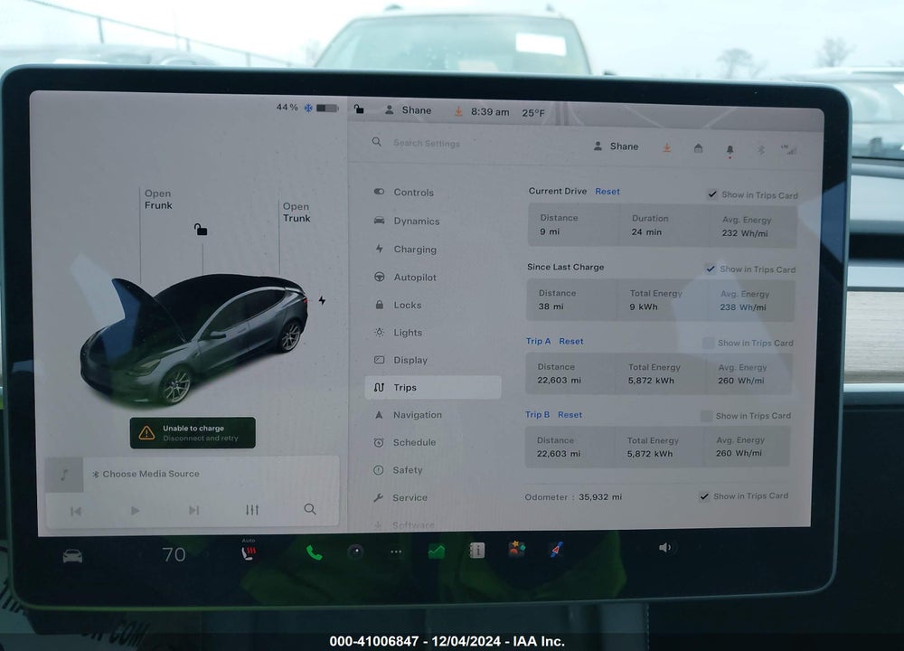 2021 TESLA MODEL 3 STANDARD RANGE PLUS REAR-WHEEL DRIVE VIN: 5YJ3E1EA9MF850951