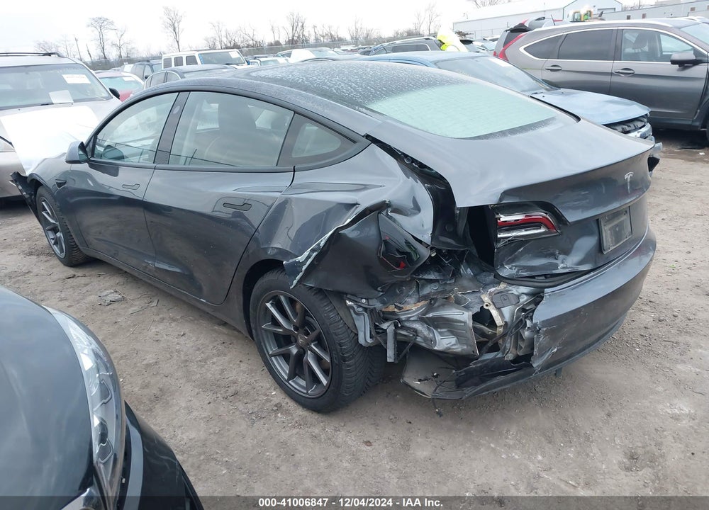 2021 TESLA MODEL 3 STANDARD RANGE PLUS REAR-WHEEL DRIVE VIN: 5YJ3E1EA9MF850951