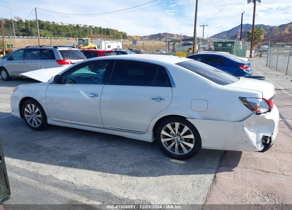 2011 TOYOTA AVALON LIMITED VIN: 4T1BK3DBXBU376938