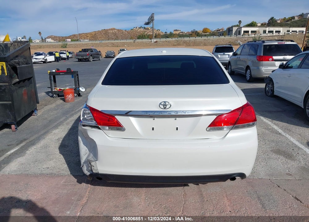 2011 TOYOTA AVALON LIMITED VIN: 4T1BK3DBXBU376938