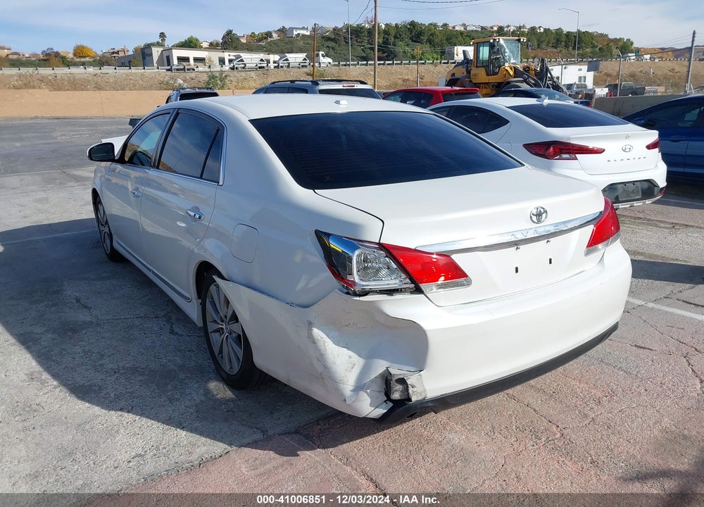 2011 TOYOTA AVALON LIMITED VIN: 4T1BK3DBXBU376938