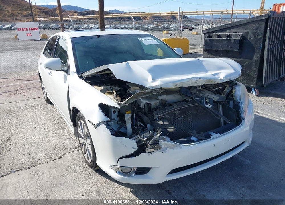 2011 TOYOTA AVALON LIMITED VIN: 4T1BK3DBXBU376938