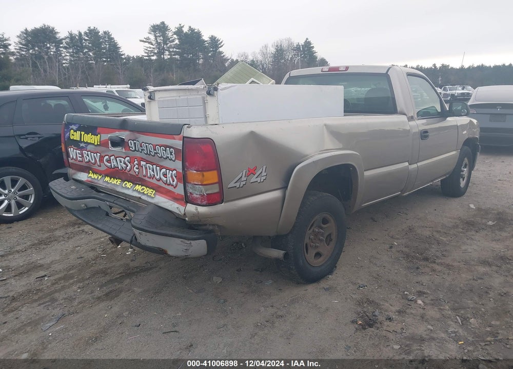 2002 CHEVROLET SILVERADO 1500 VIN: 1GCEK14V12Z111201