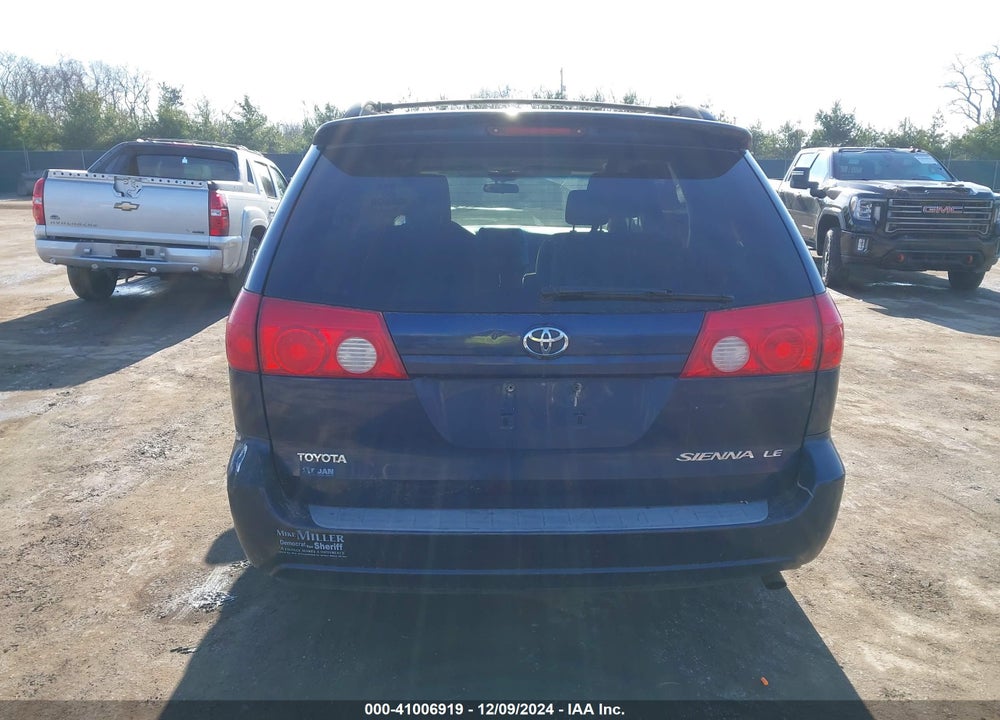 2007 TOYOTA SIENNA LE VIN: 5TDZK23C97S064645