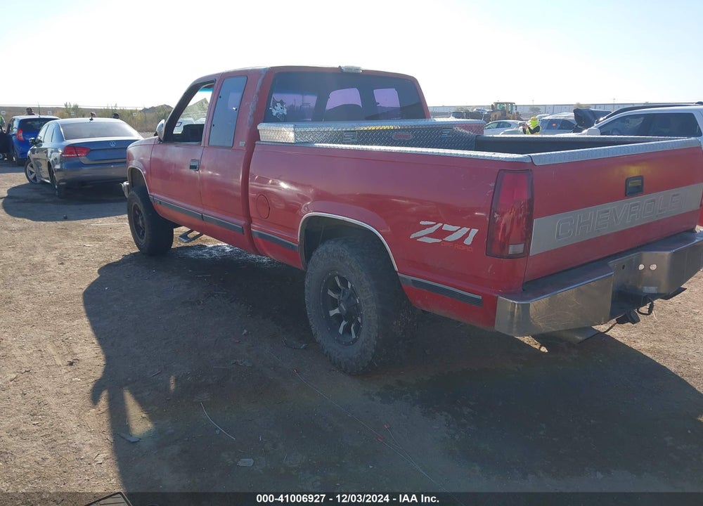 1993 CHEVROLET GMT-400 K1500 VIN: 2GCEK19K7P1265300