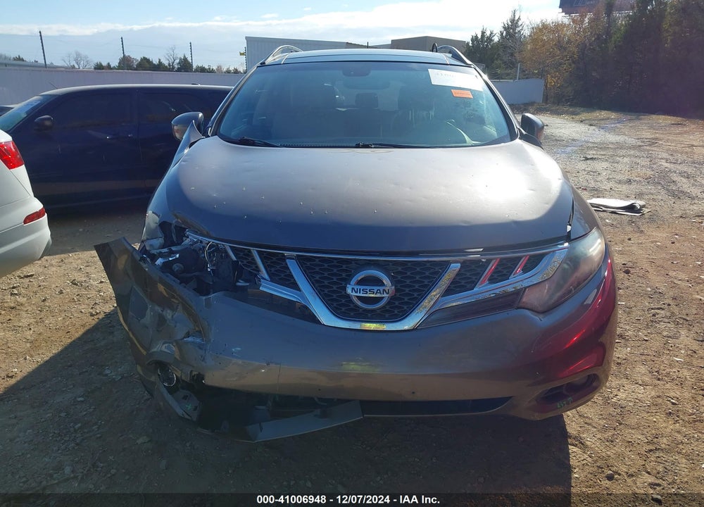 2014 NISSAN MURANO SL VIN: JN8AZ1MW3EW521849