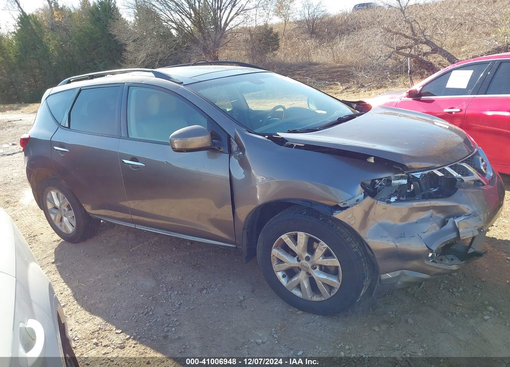 2014 NISSAN MURANO SL VIN: JN8AZ1MW3EW521849