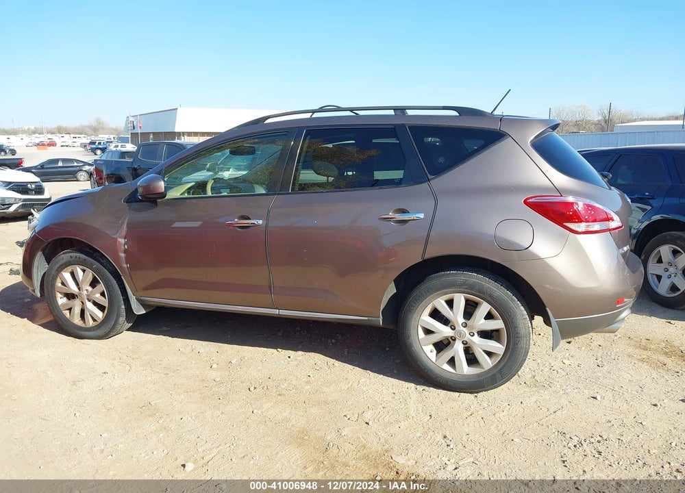 2014 NISSAN MURANO SL VIN: JN8AZ1MW3EW521849