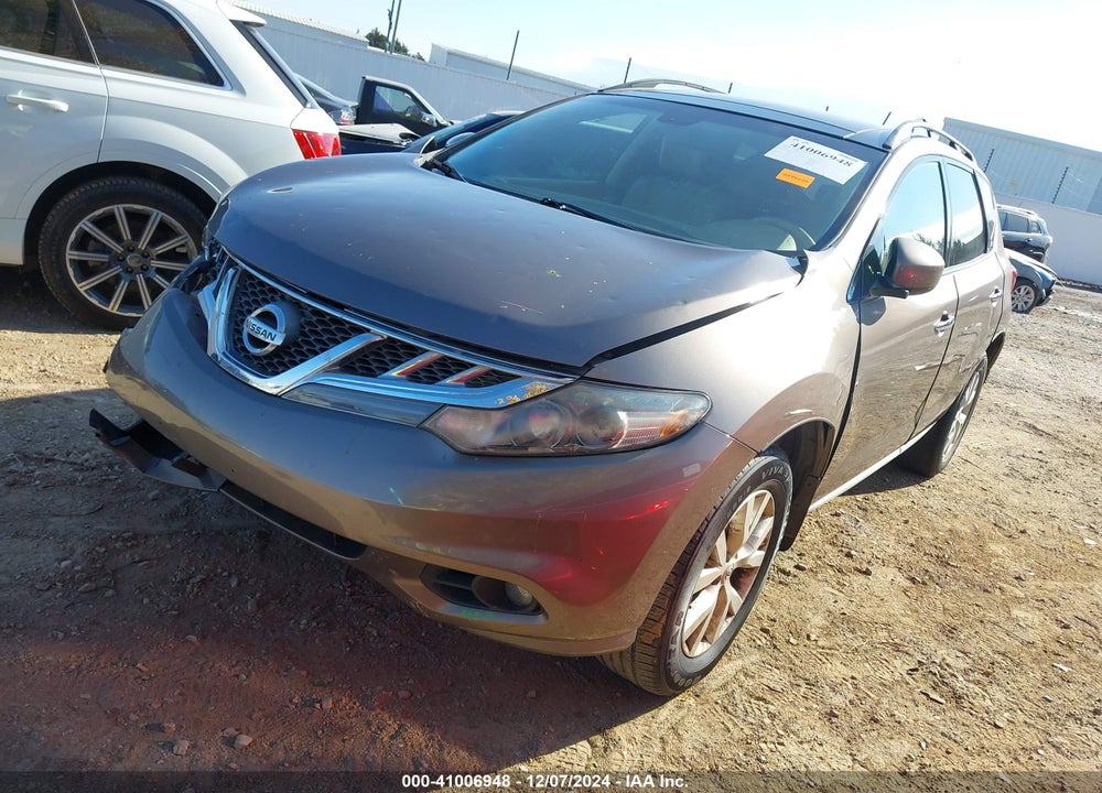 2014 NISSAN MURANO SL VIN: JN8AZ1MW3EW521849