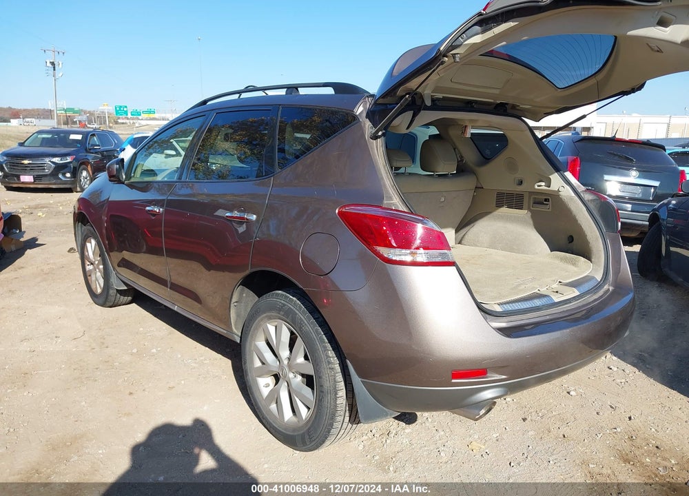 2014 NISSAN MURANO SL VIN: JN8AZ1MW3EW521849