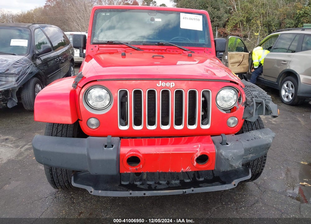 2018 JEEP WRANGLER JK UNLIMITED SAHARA 4X4 VIN: 1C4BJWEG2JL936605