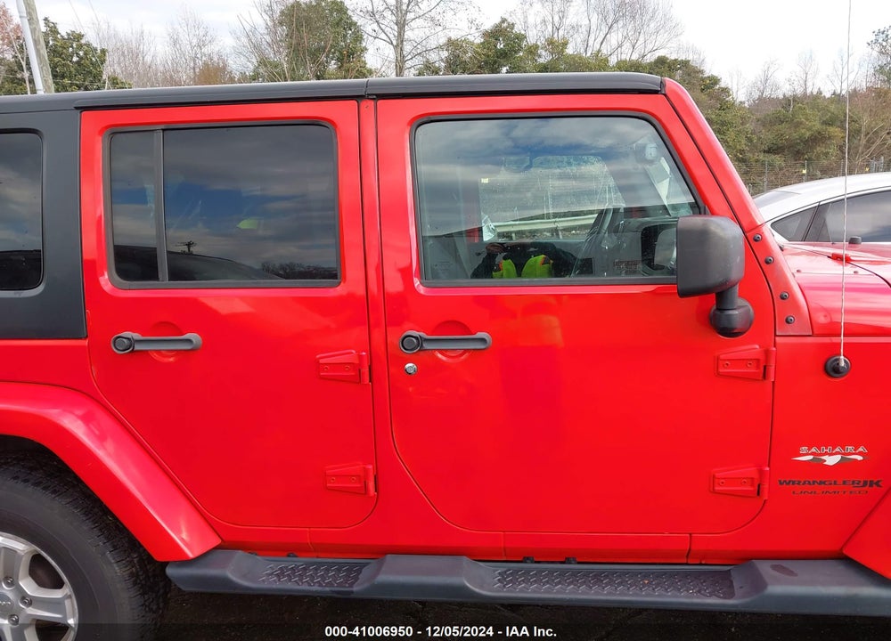 2018 JEEP WRANGLER JK UNLIMITED SAHARA 4X4 VIN: 1C4BJWEG2JL936605