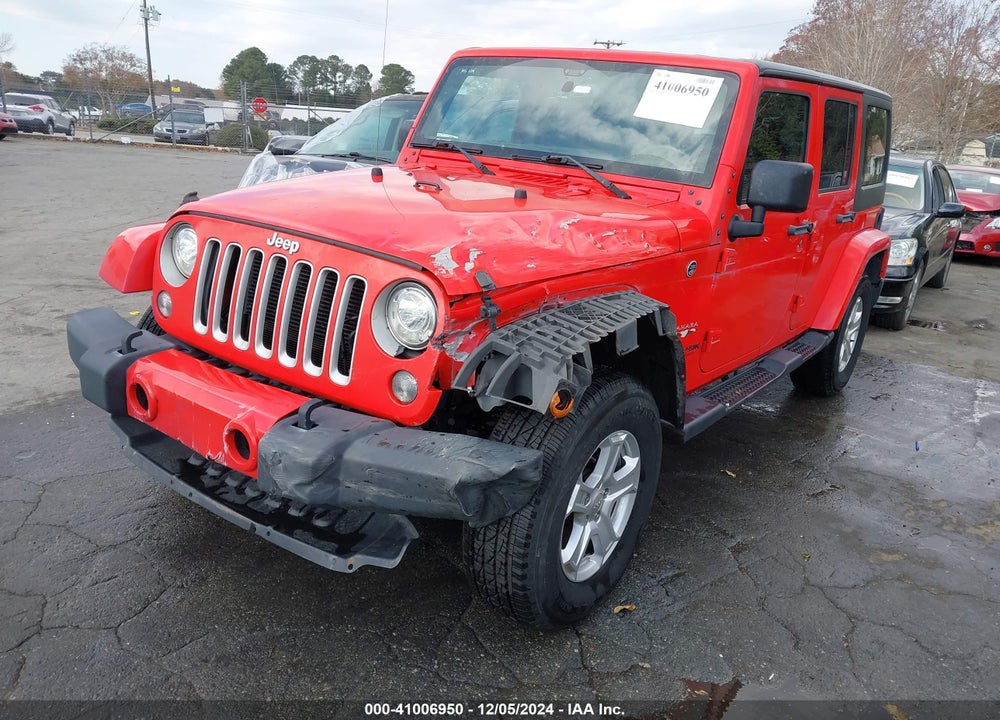 2018 JEEP WRANGLER JK UNLIMITED SAHARA 4X4 VIN: 1C4BJWEG2JL936605