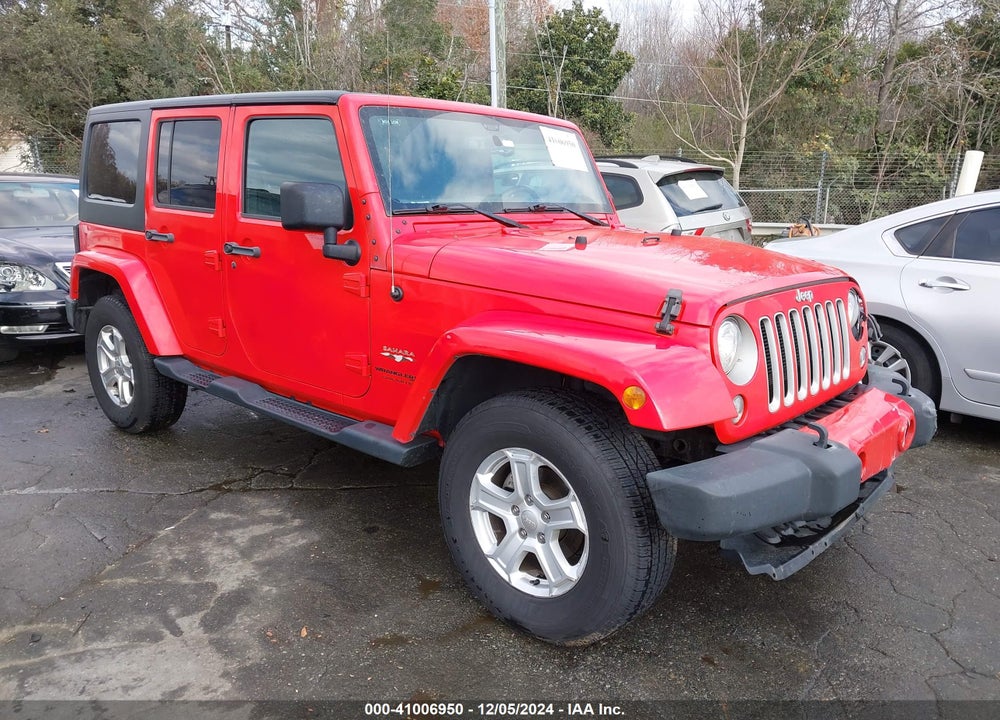 2018 JEEP WRANGLER JK UNLIMITED SAHARA 4X4 VIN: 1C4BJWEG2JL936605