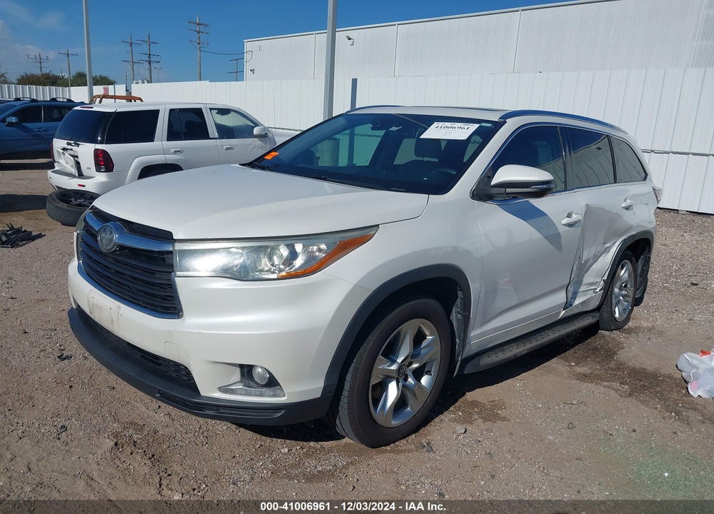 2016 TOYOTA HIGHLANDER LIMITED PLATINUM V6 VIN: 5TDYKRFH1GS151807