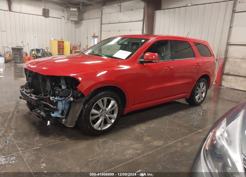 2012 DODGE DURANGO R/T VIN: 1C4SDJCT7CC337860