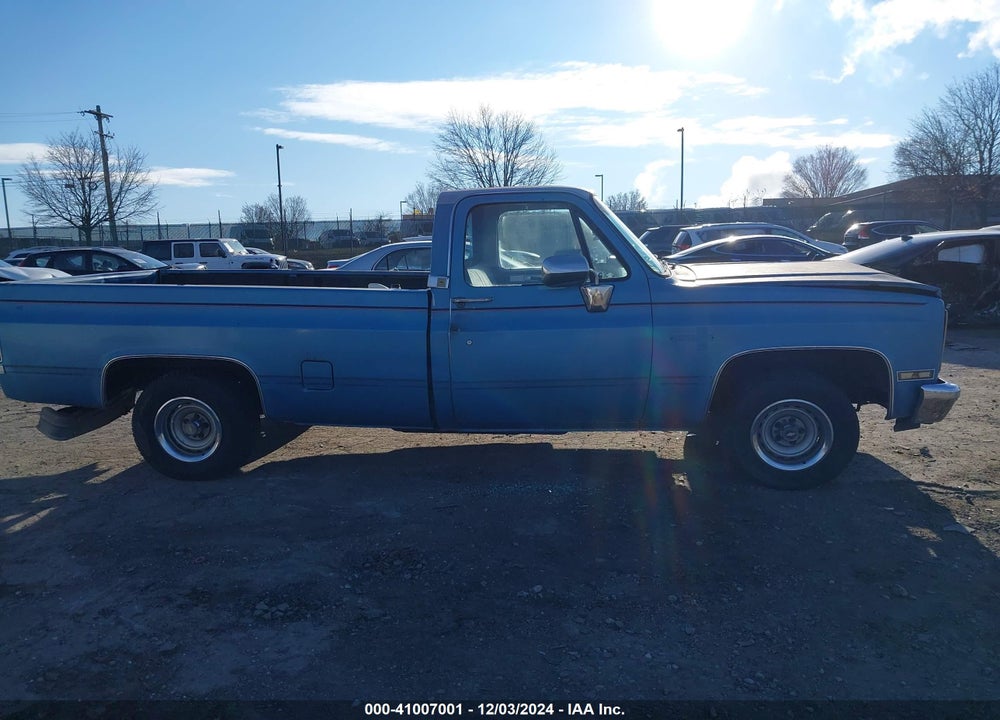 1987 CHEVROLET R10 VIN: 1GCDR14H6HF346558