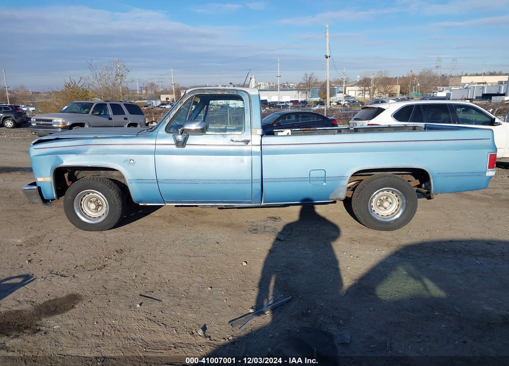 1987 CHEVROLET R10 VIN: 1GCDR14H6HF346558