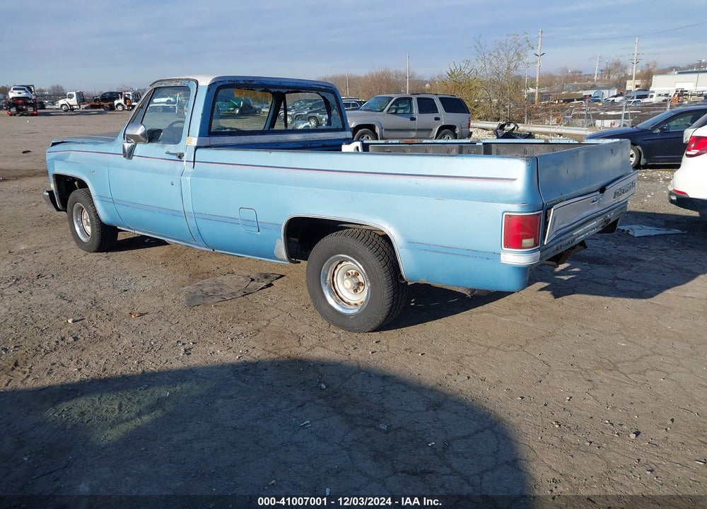 1987 CHEVROLET R10 VIN: 1GCDR14H6HF346558