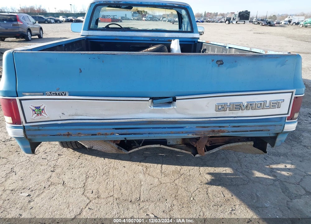 1987 CHEVROLET R10 VIN: 1GCDR14H6HF346558