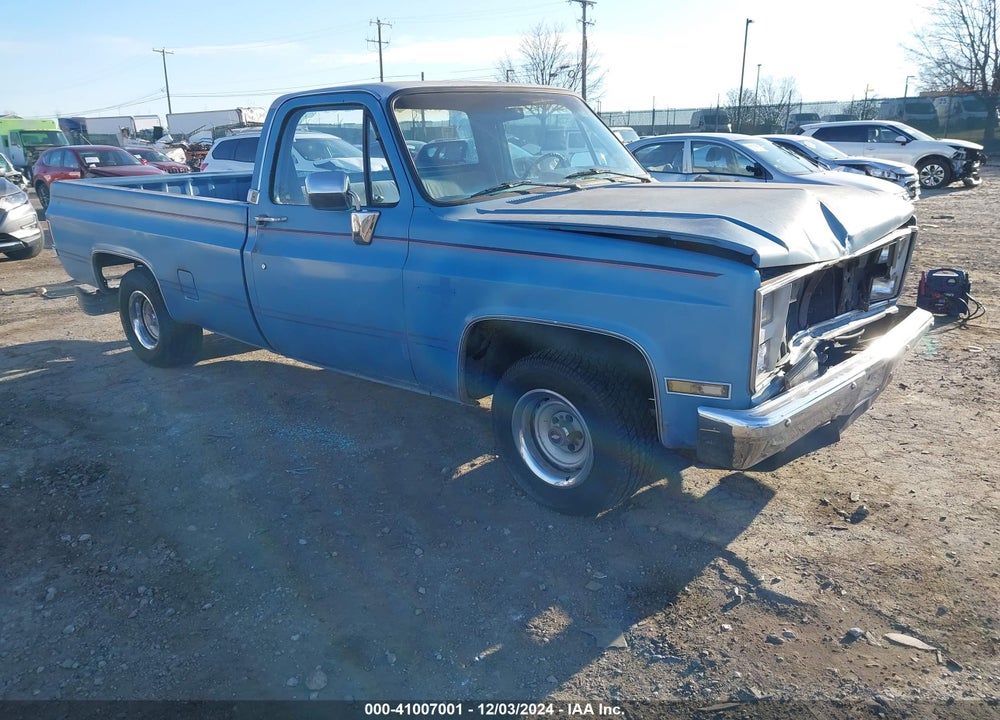 1987 CHEVROLET R10 VIN: 1GCDR14H6HF346558