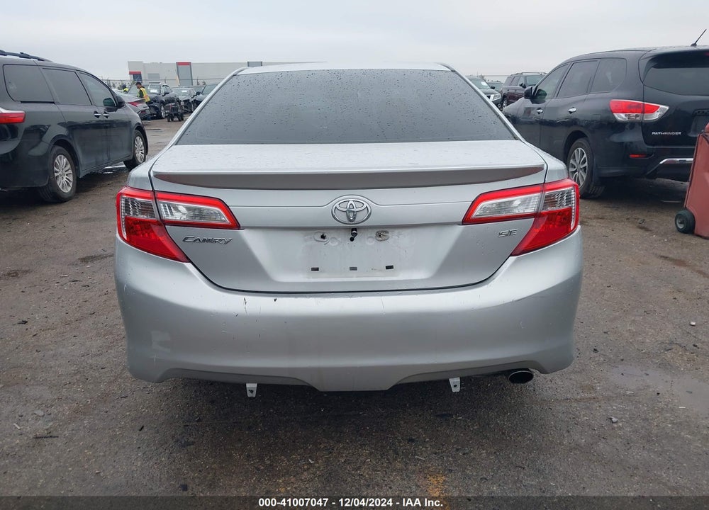 2012 TOYOTA CAMRY SE VIN: 4T1BF1FK7CU084963